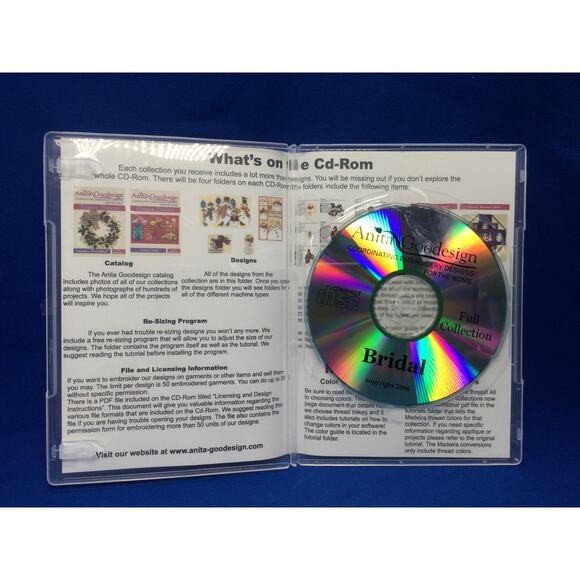 Anita Goodesign Bridal Full Collection 122 Designs Embroidery Software - Picture 3 of 7